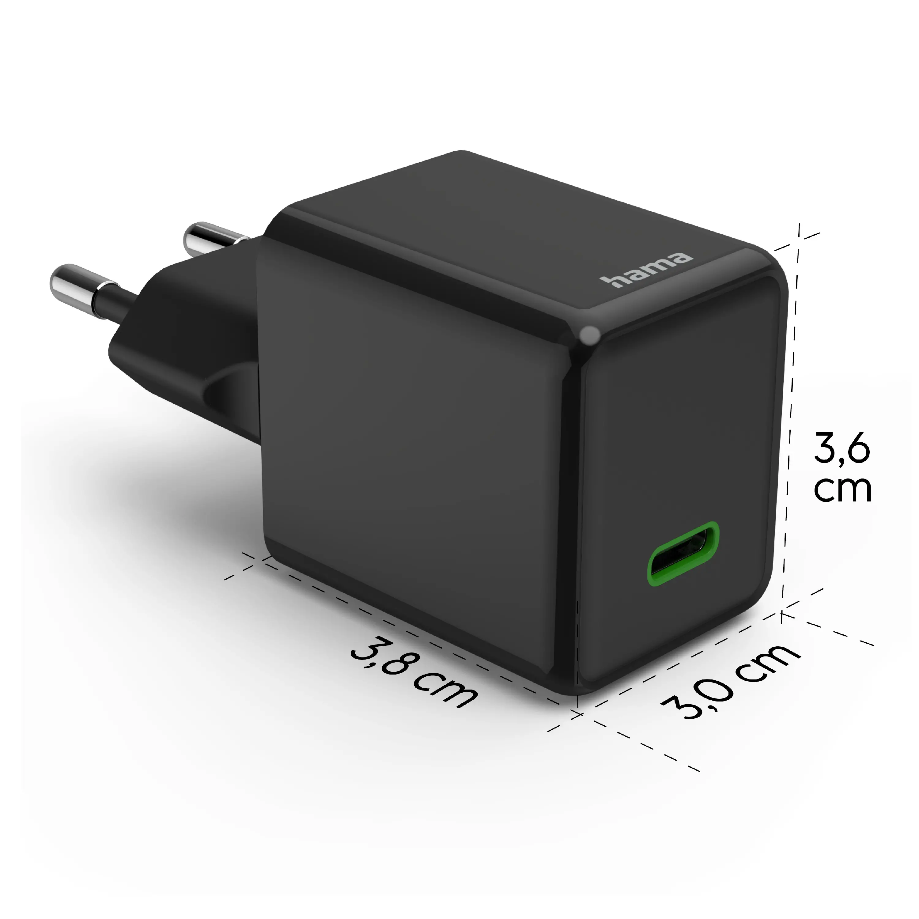 Ładowarka sieciowa Hama GaN PD/QC SuperMINI 45W Czarny