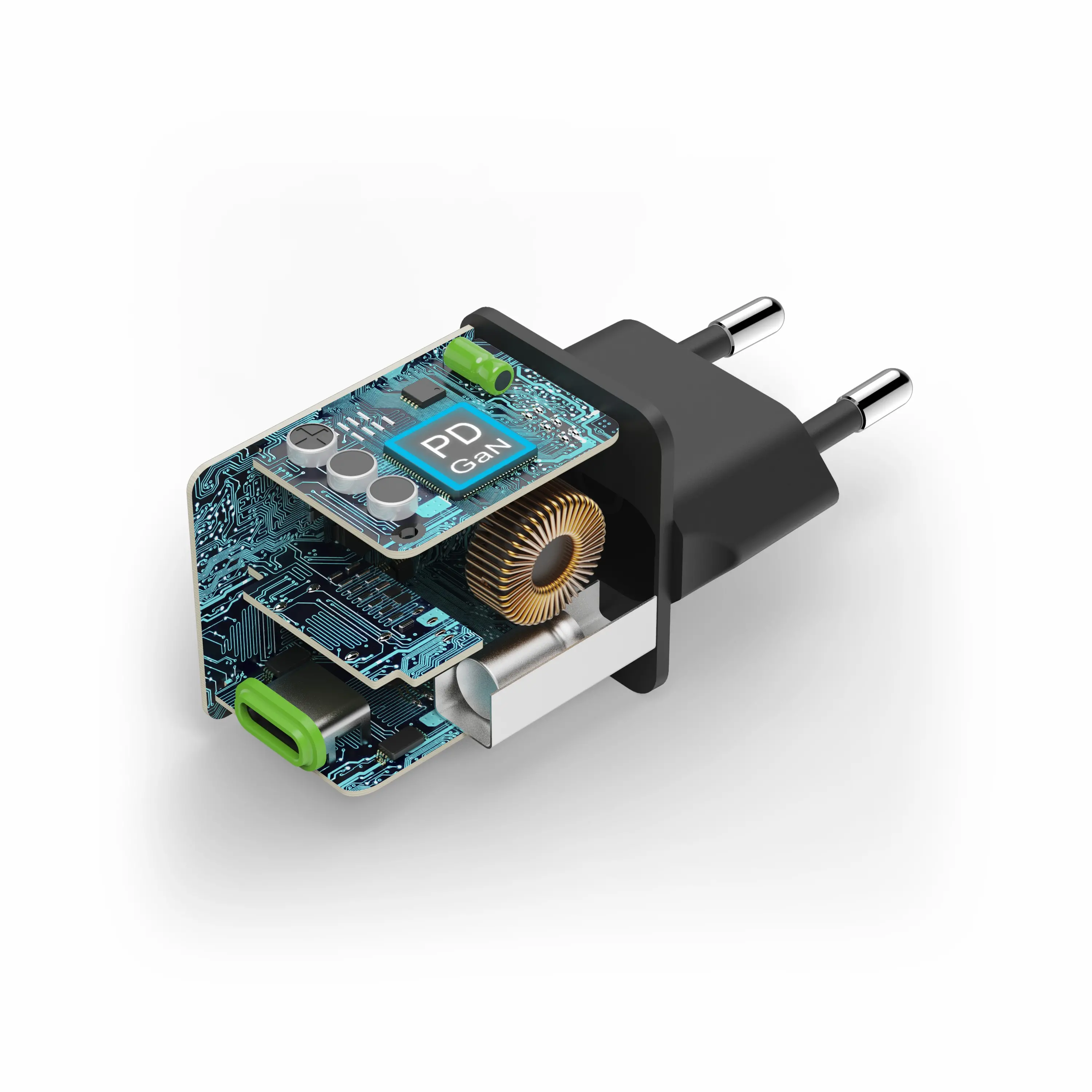 Ładowarka sieciowa Hama GaN PD/QC SuperMINI 45W Czarny