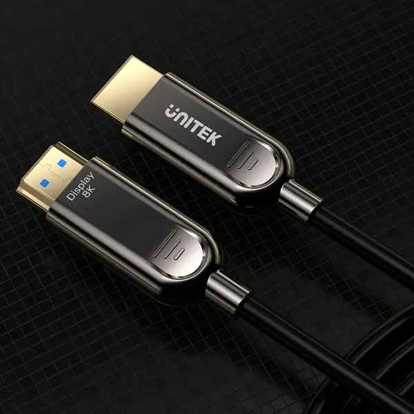 Kabel optyczny HDMI Unitek C11085GY01-40M HDMI 2.1 AOC 8K 120Hz 40m