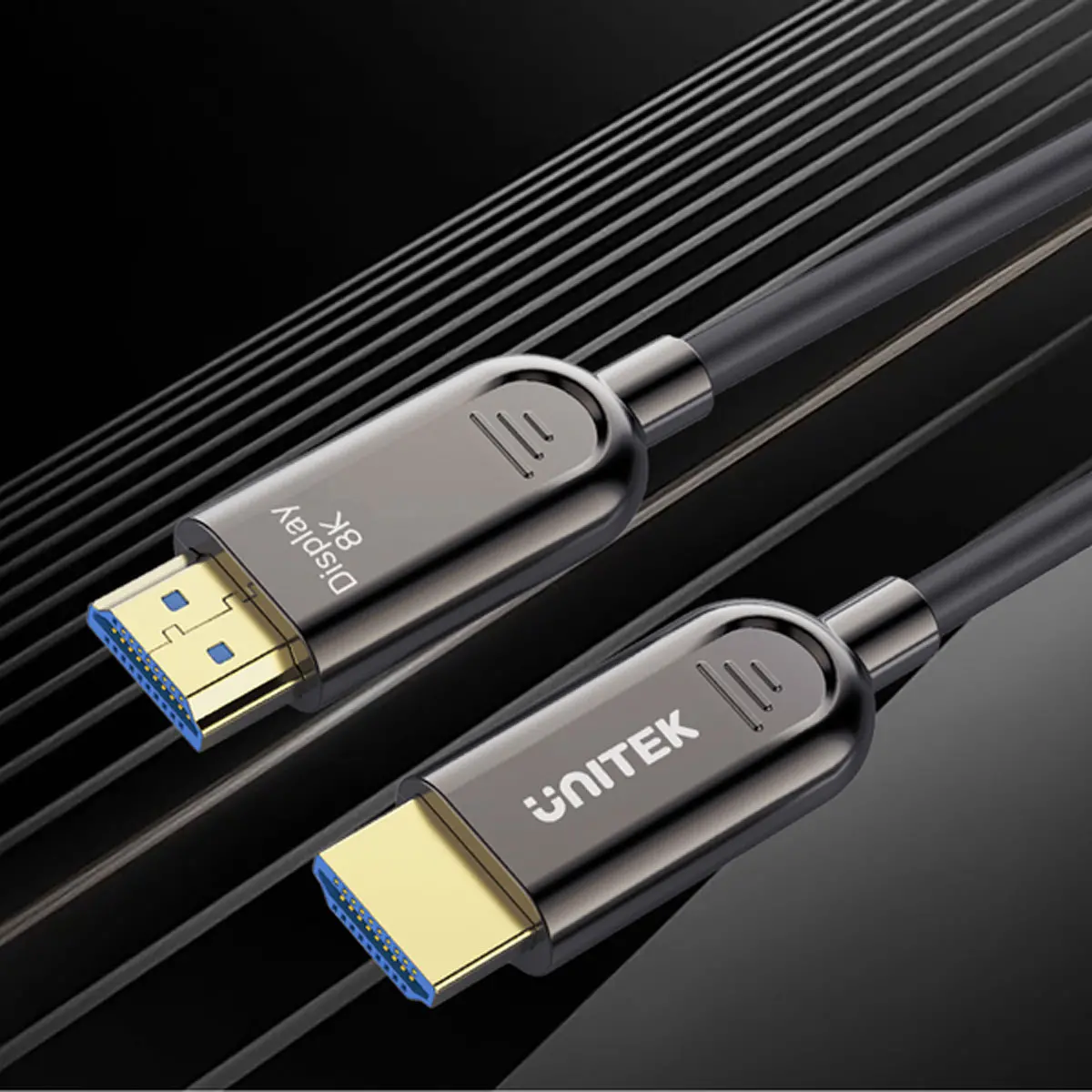 Kabel optyczny HDMI Unitek C11085GY01-40M HDMI 2.1 AOC 8K 120Hz 40m