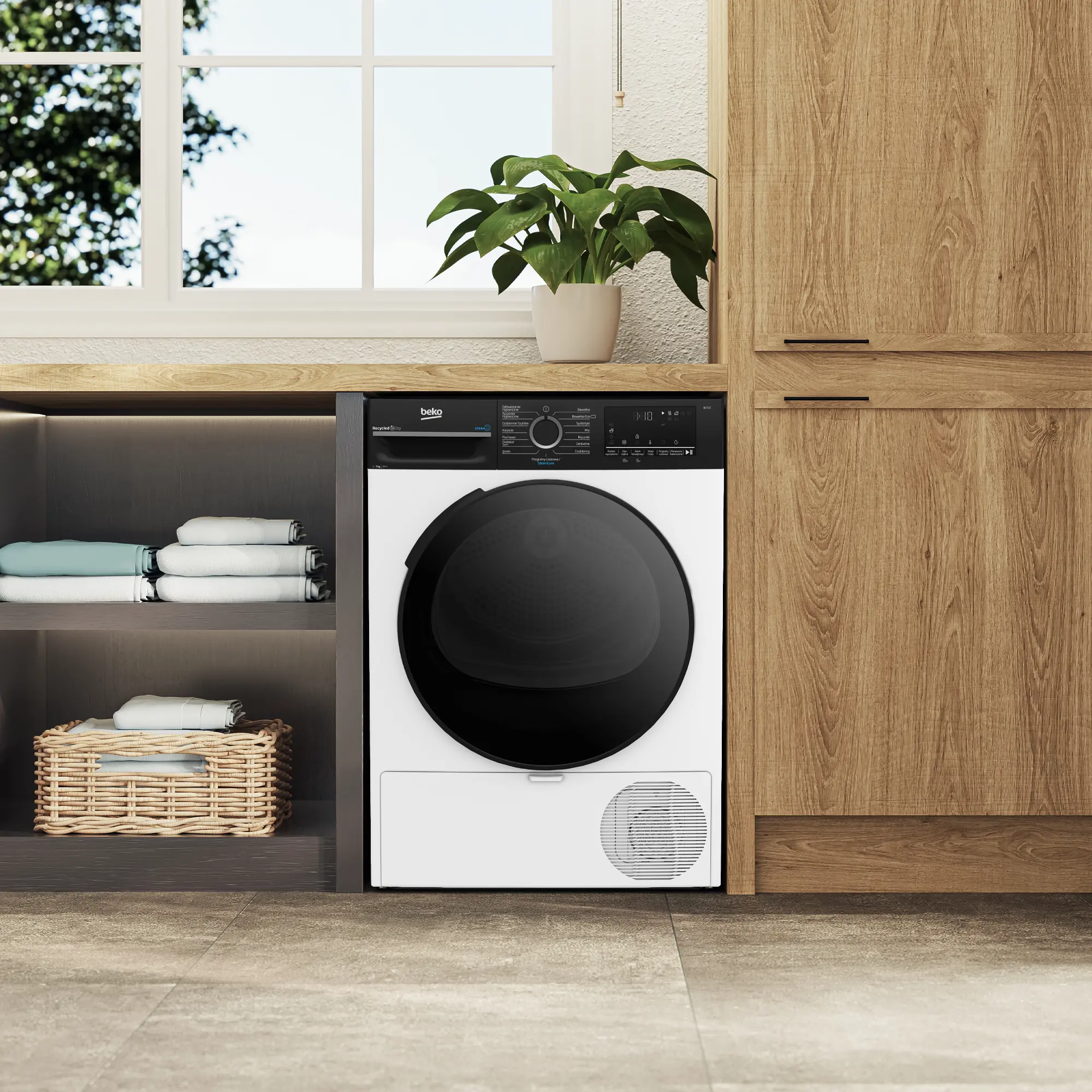 Suszarka Beko b300 BM3T47230WBPBDC Slim 47cm 7kg