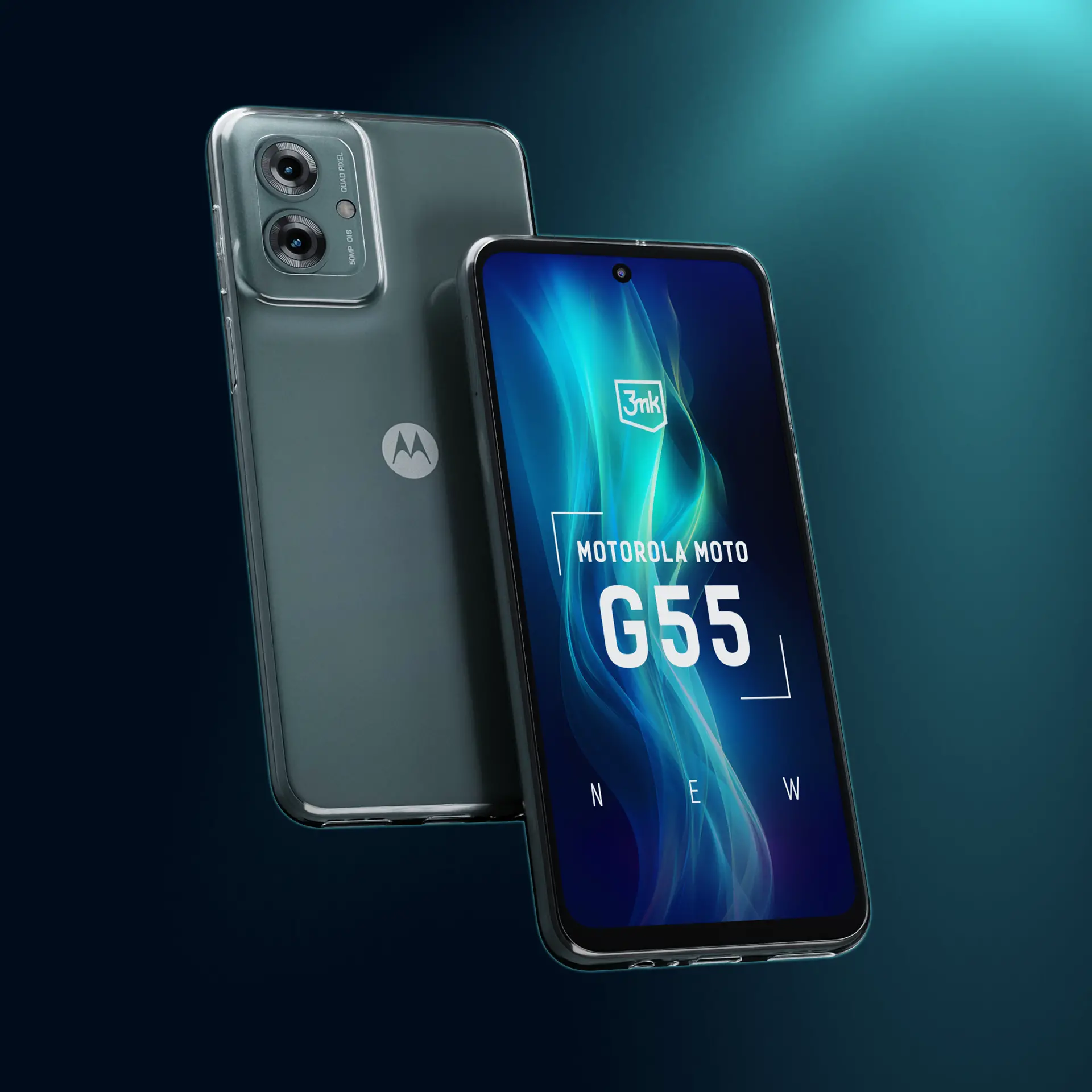 Etui 3mk Clear Case do Motorola Moto G55 5G Przezroczysty