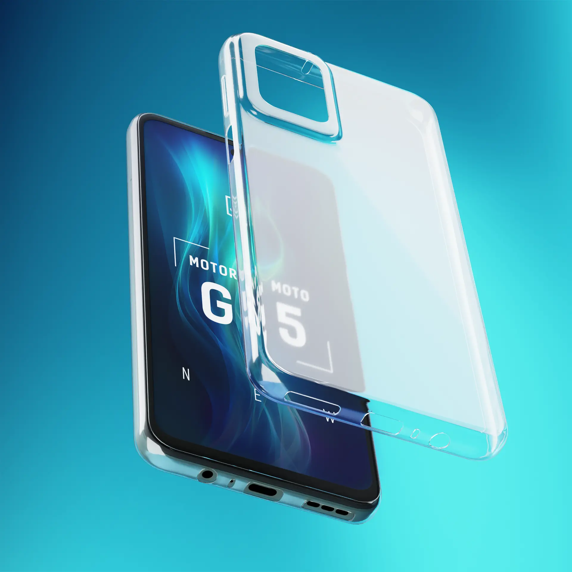 Etui 3mk Clear Case do Motorola Moto G55 5G Przezroczysty