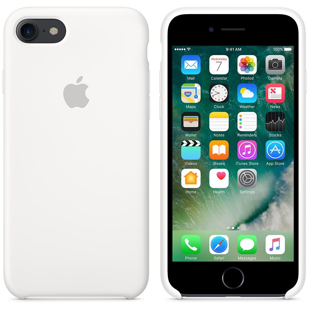 Apple Silicone Case iPhone 7 MMWF2ZM/A (biały)