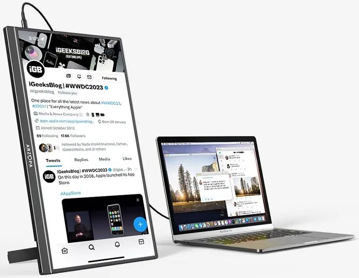 Monitor Arzopa A1M 17,3" Full HD IPS 60Hz 1ms Przenośny