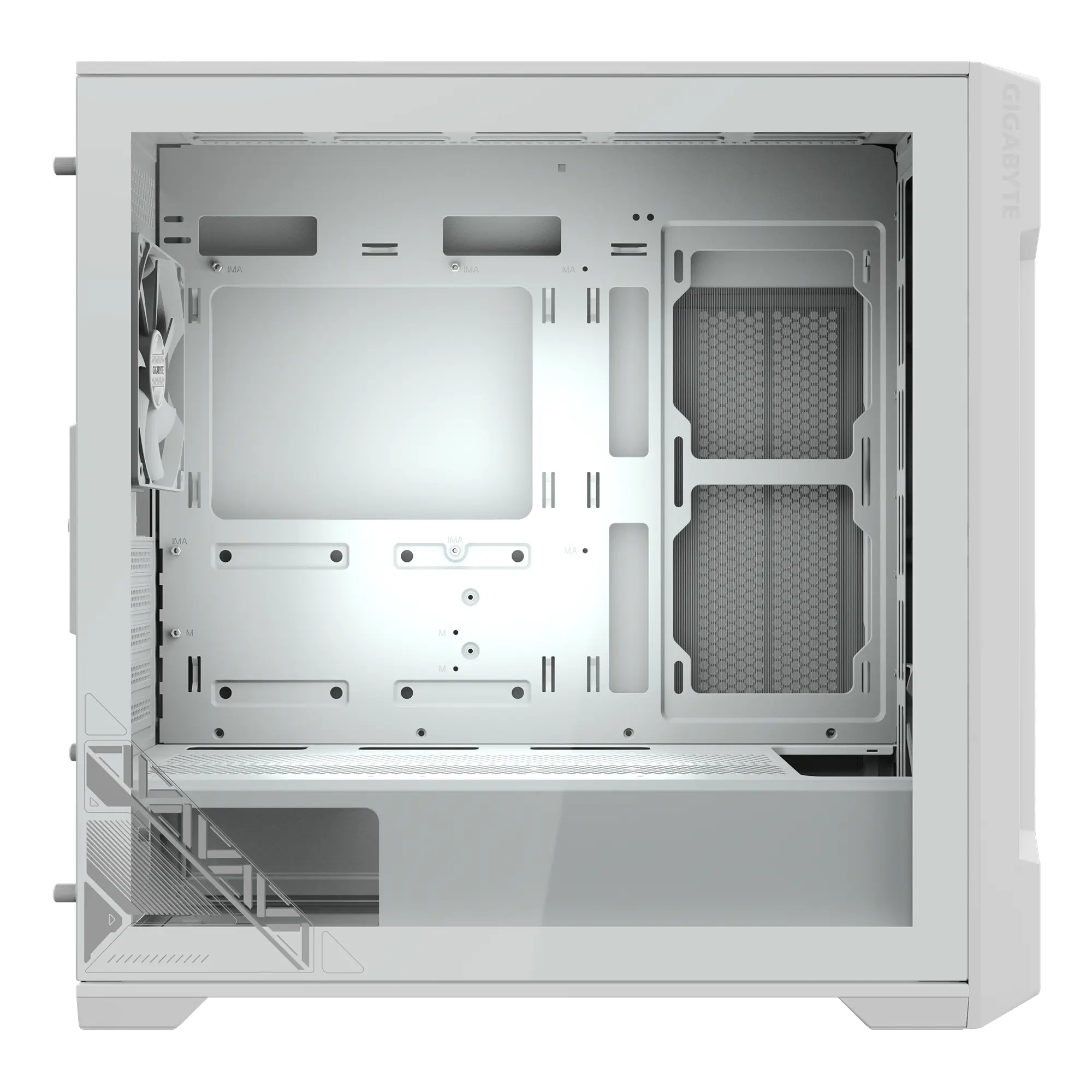 Obudowa Gigabyte C102 Glass Ice Biały