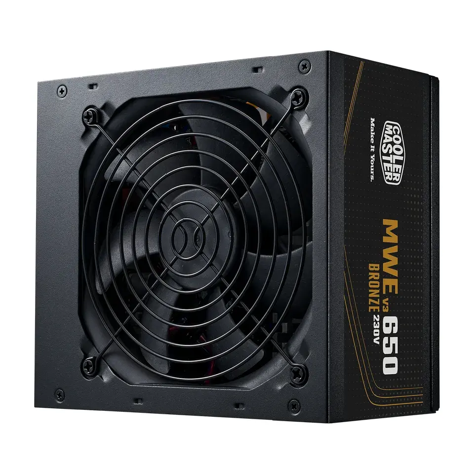 Zasilacz Cooler Master MWE Bronze V3 230V 650W 80+ Bronze Czarny