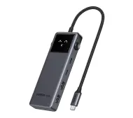 UGREEN CM888 6w1 2x USB HDMI 4K 2x USB-C 3.2 PD Szary