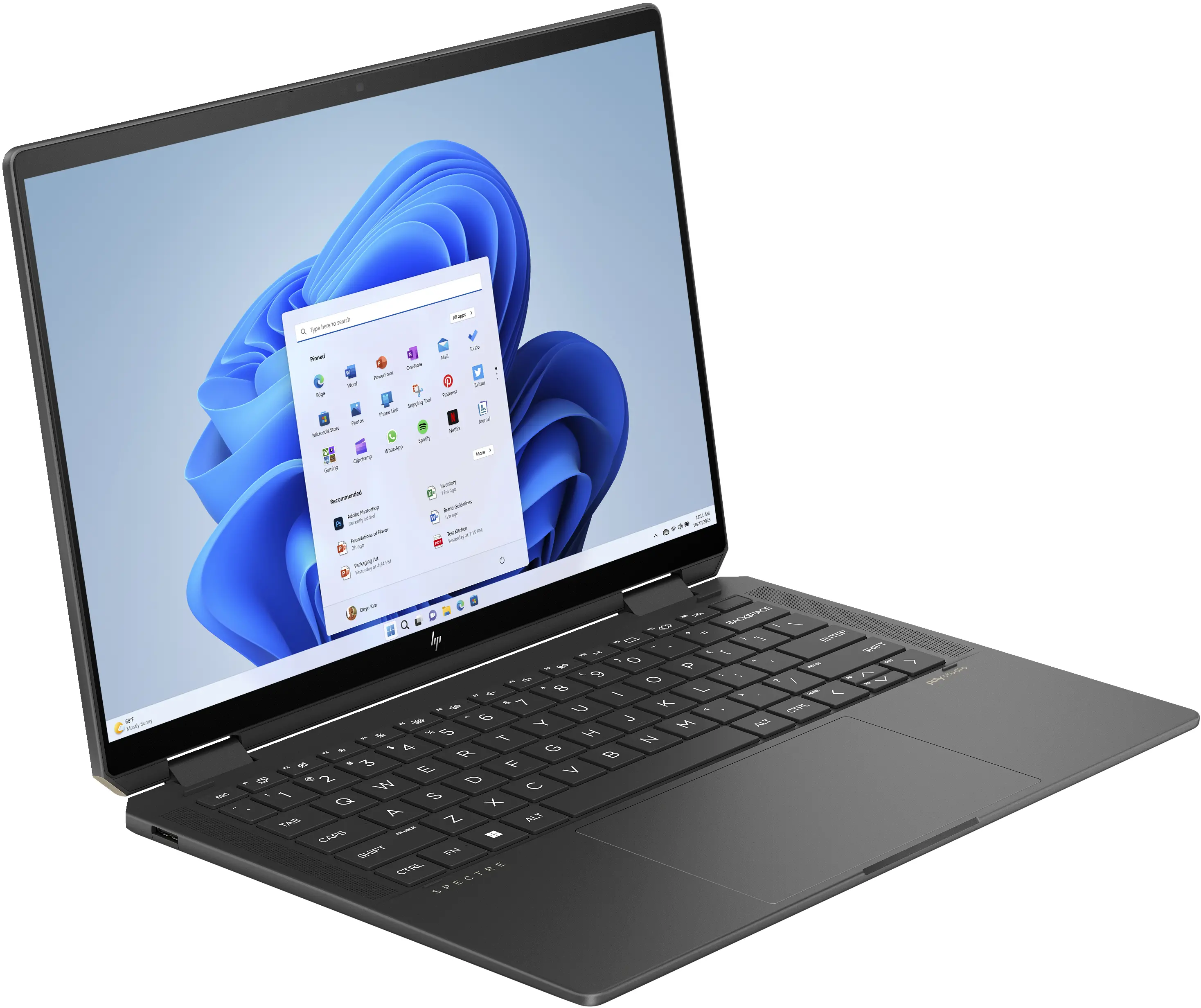 Laptop 2w1 HP Spectre x360 14-eu0054nw OLED 14'' Ultra 7 155H 32GB RAM 1TB Dysk SSD Win11 Pro Czarny