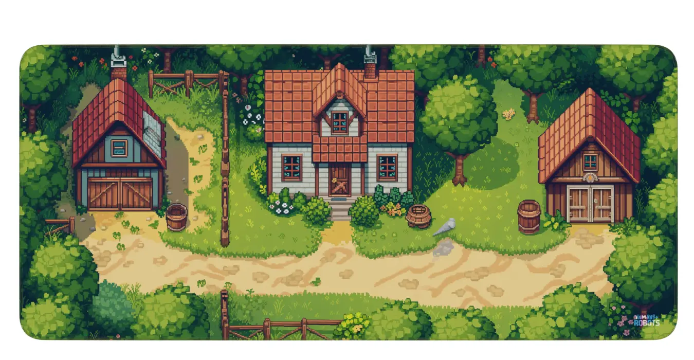 Podkładka Humans+Robots 5B House of Culture 90 x 40cm Zielony