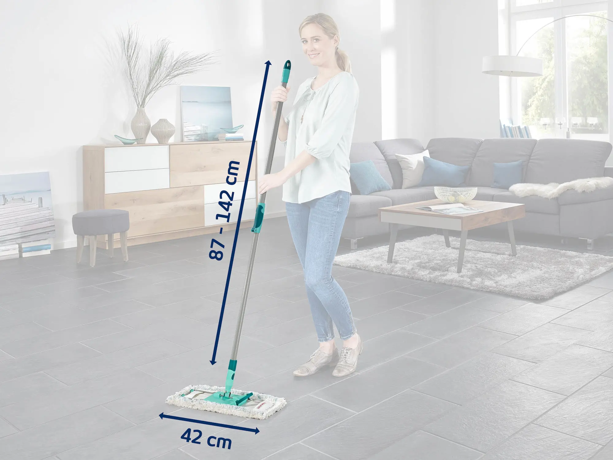 Mop płaski Leifheit Profi 55049