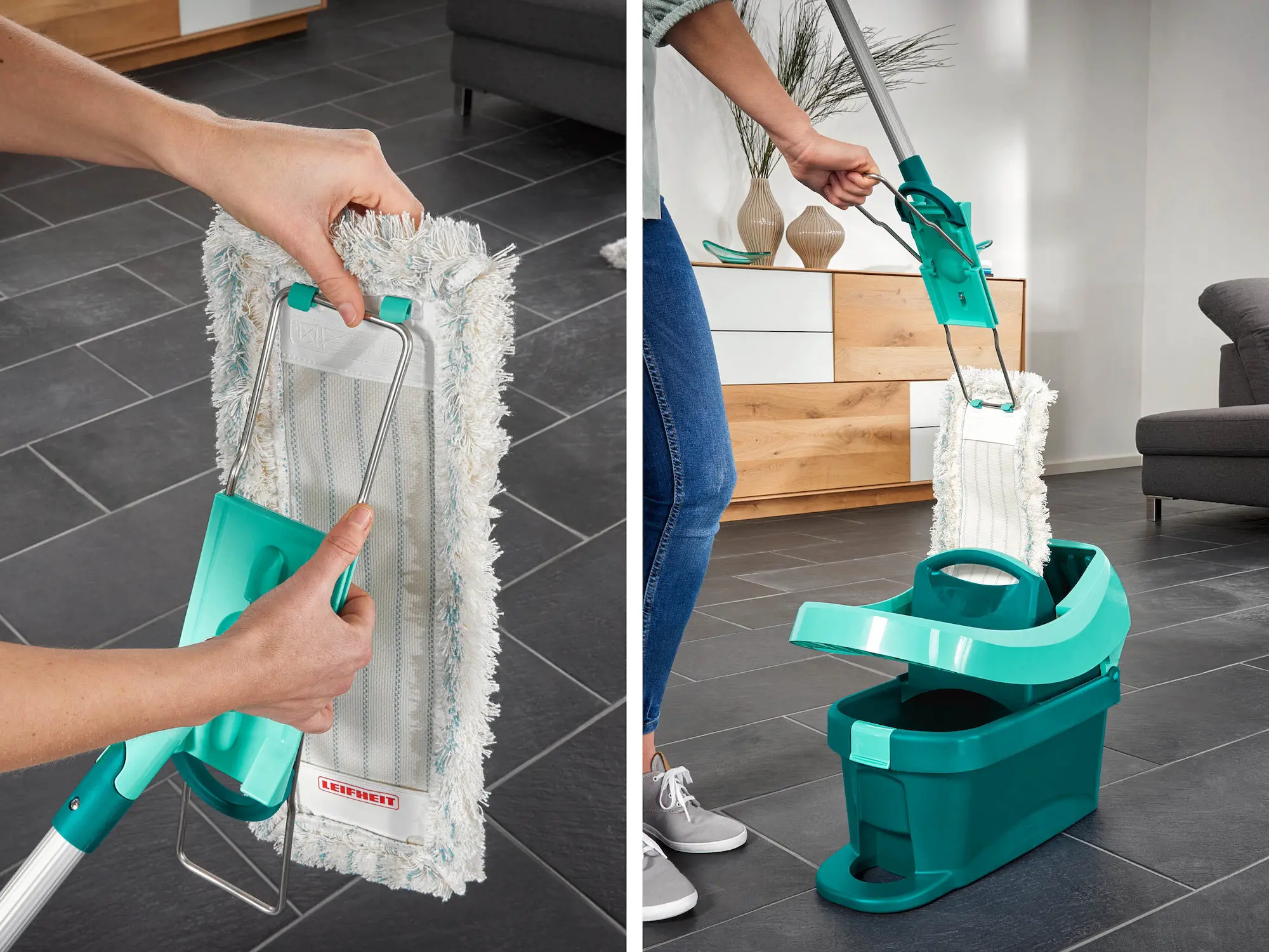 Mop płaski Leifheit Profi 55049
