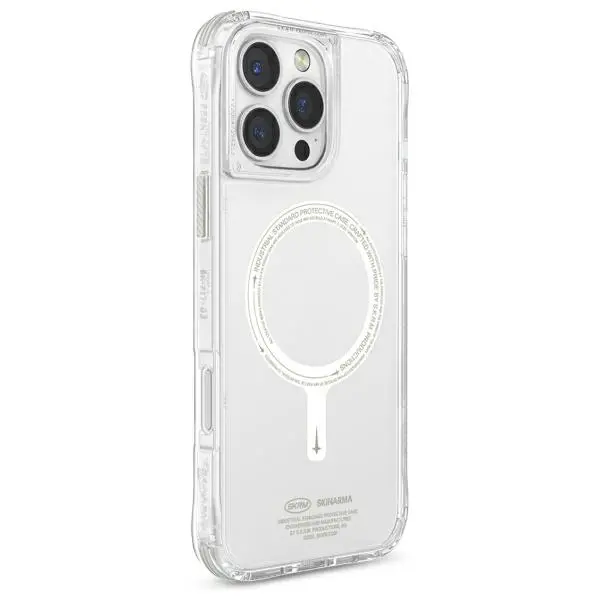 Etui Skinarma Saido Magnetic Charging do iPhone 16 Pro Zielony