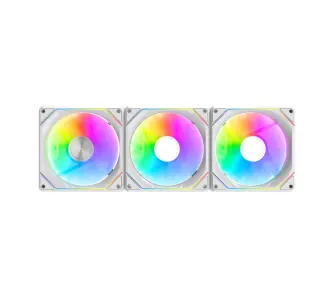 Zestaw wentylatorów Darkflash Gauss G24 3w1 120mm Biały