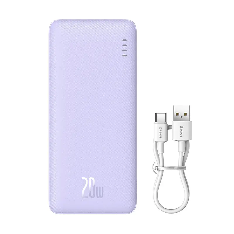 Powerbank Baseus P10022804513-00 Airpow 20000mAh 20W Fioletowy