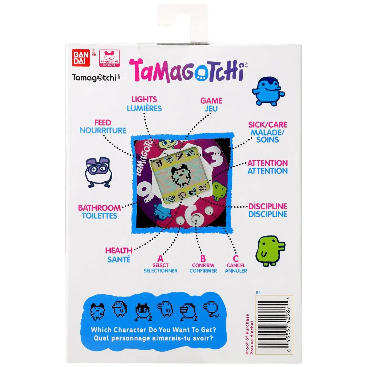Konsola Bandai Tamagotchi Gen1 Pretty Party 42987