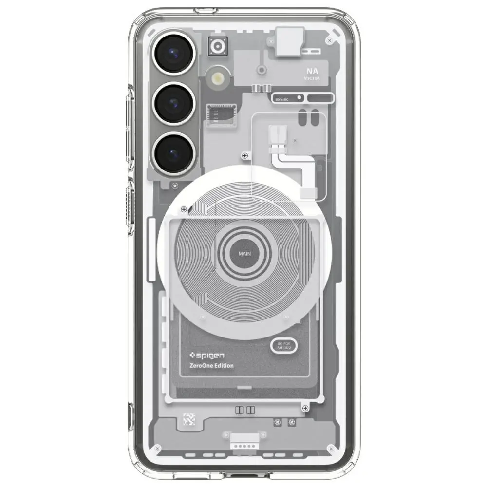 Etui Spigen Ultra Hybrid Mag MagSafe do Galaxy S25 Biały