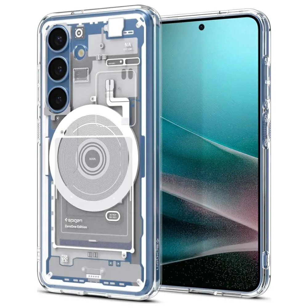 Etui Spigen Ultra Hybrid Mag MagSafe do Galaxy S25 Biały