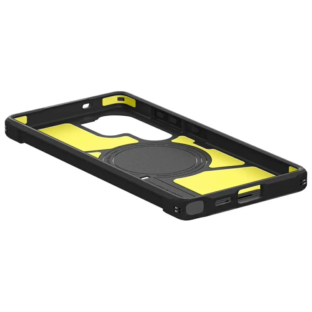 Etui Spigen Tough Armor MagSafe do Galaxy S25 Ultra Szary