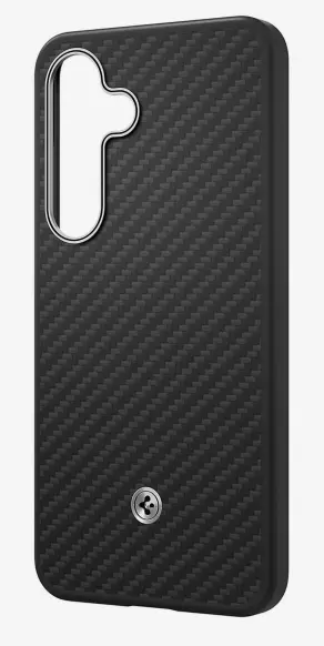 Etui Samsung Enzo Aramid Case do Galaxy S25 Plus Czarno-srebrny