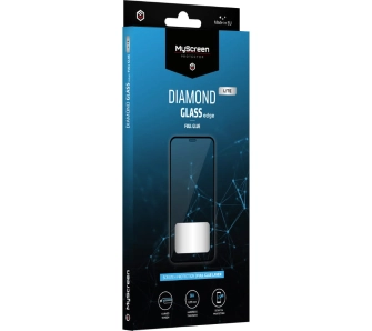 Szkło hartowane MyScreen Protector Diamond Glass Edge Full Glue do iPhone 16 Czarny