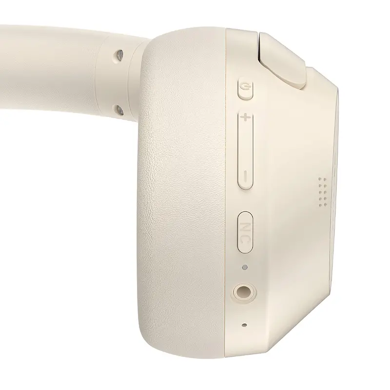 Słuchawki bezprzewodowe Earfun Wave Pro Nauszne Bluetooth 5.0 Beżowy
