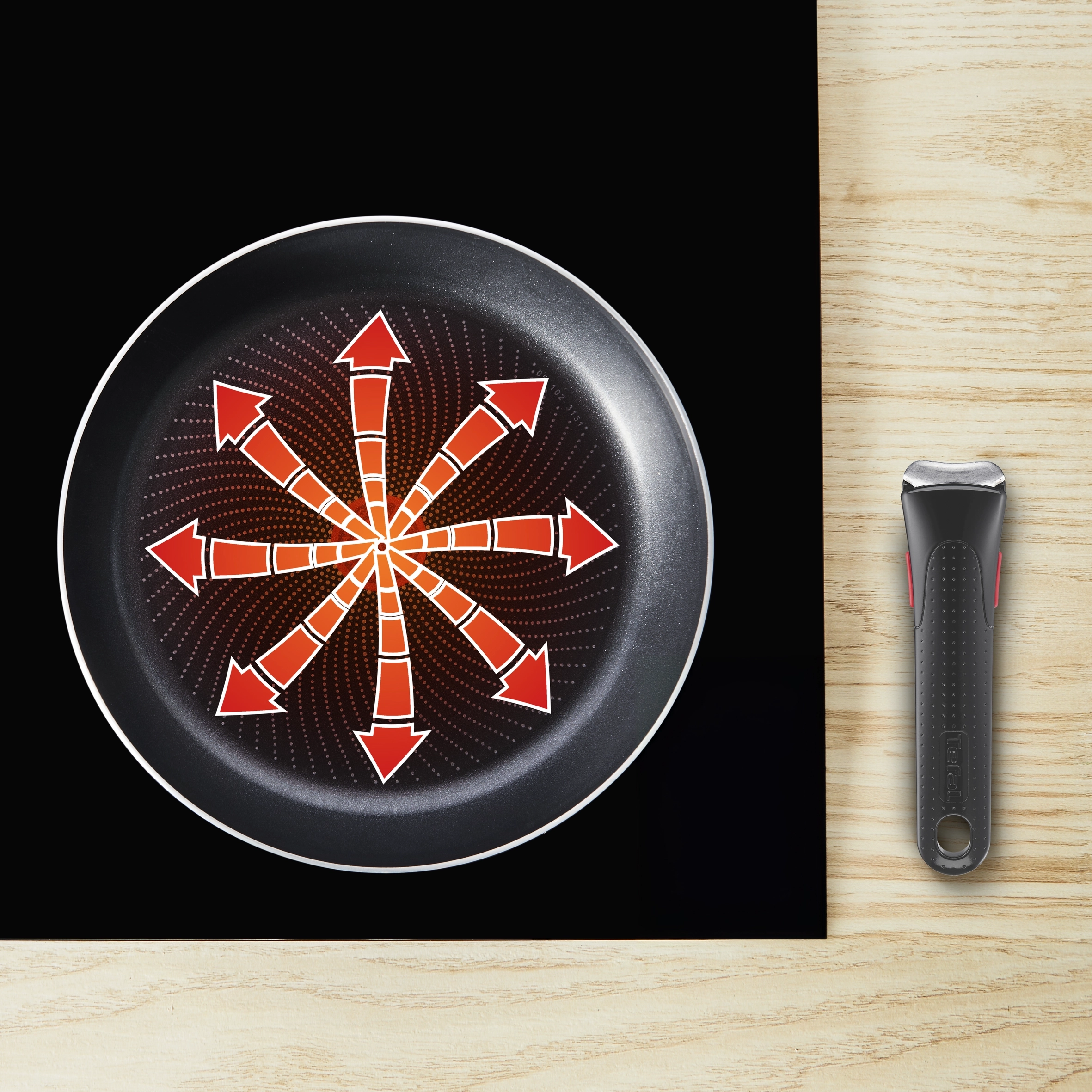 Zestaw garnków Tefal Ingenio Simply Cook L7248453 Indukcja Aluminium 3 elementy