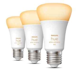 Żarówka LED Philips Hue White Ambiance E27 800lm 3szt.