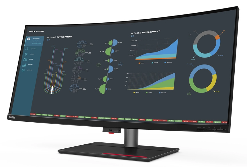 Monitor Lenovo ThinkVision P40w-20 39,7" 5K IPS 75Hz 4ms Zakrzywiony Profesjonalny