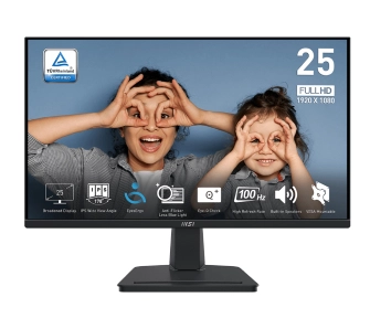 Monitor MSI PRO MP251 24,5" Full HD IPS 100Hz 1ms MPRT