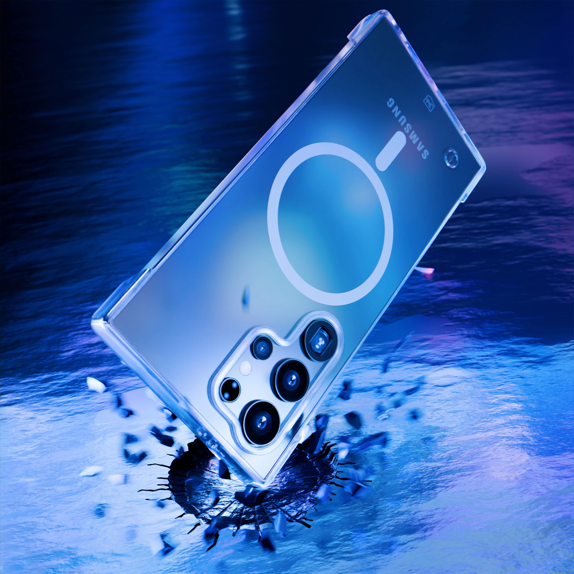 Etui 3mk Just20g MagCase do Galaxy S24 Ultra Przezroczysty