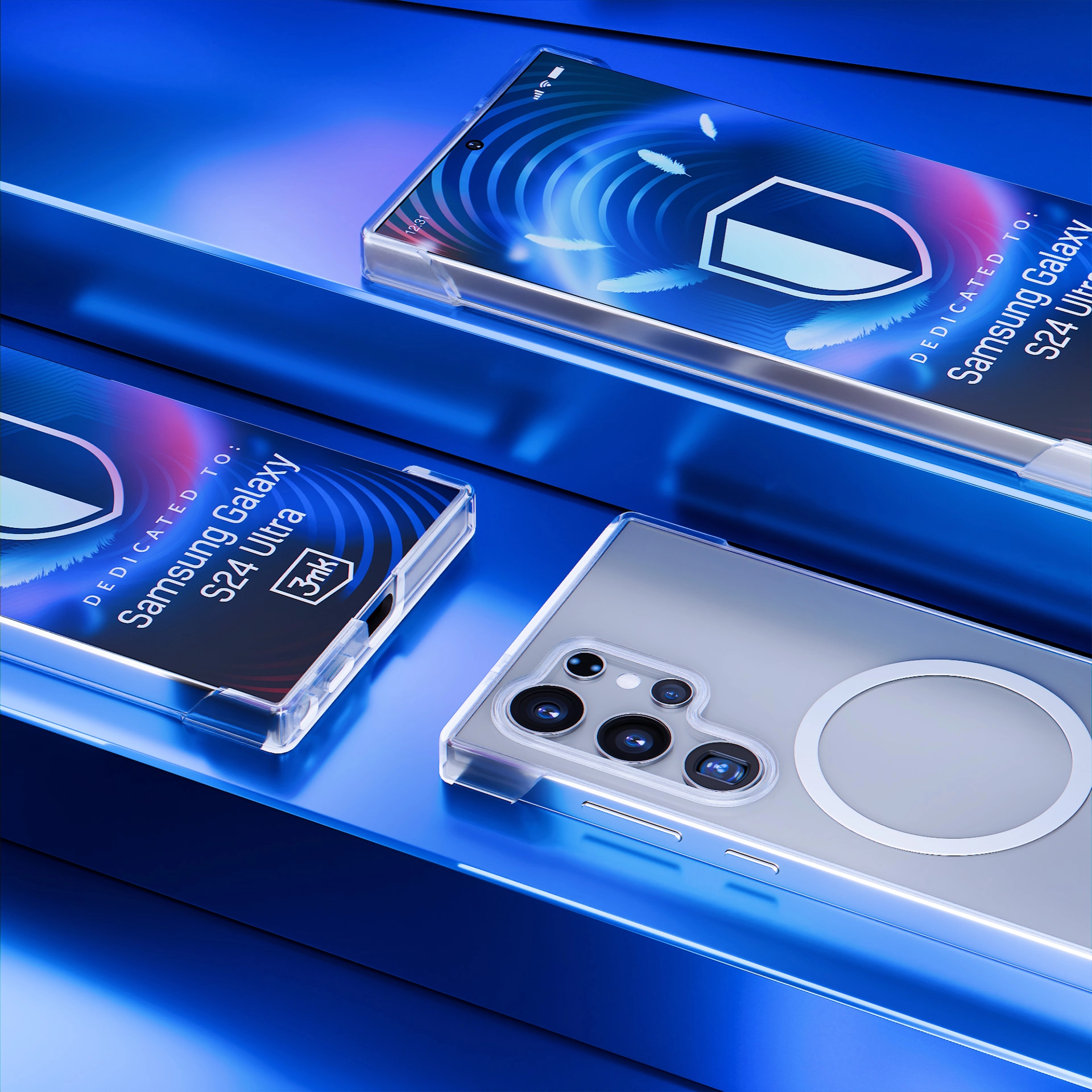 Etui 3mk Just20g MagCase do Galaxy S24 Ultra Przezroczysty