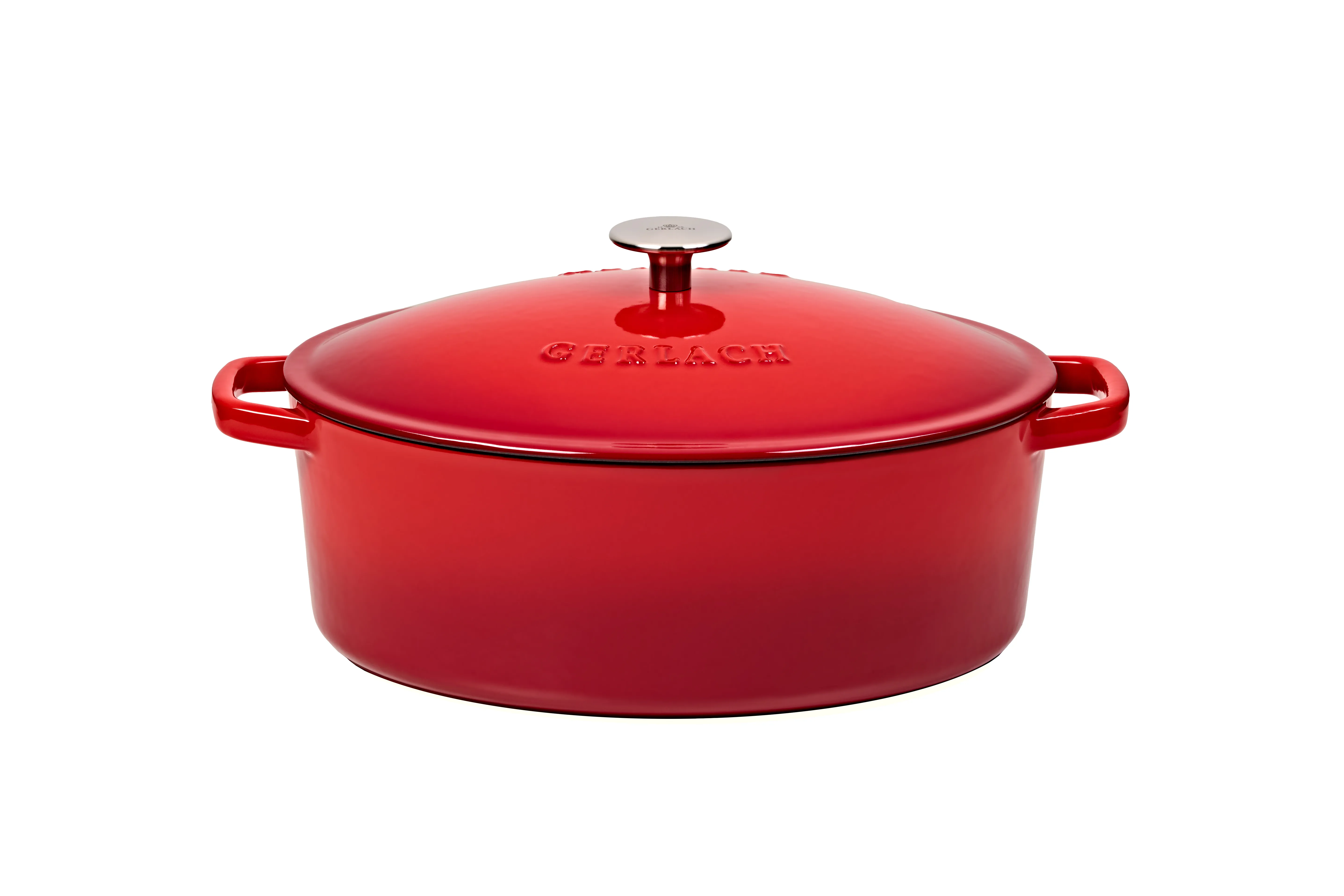 Gerlach Natur Iron Indukcja Żeliwo 5,5l Czerwony