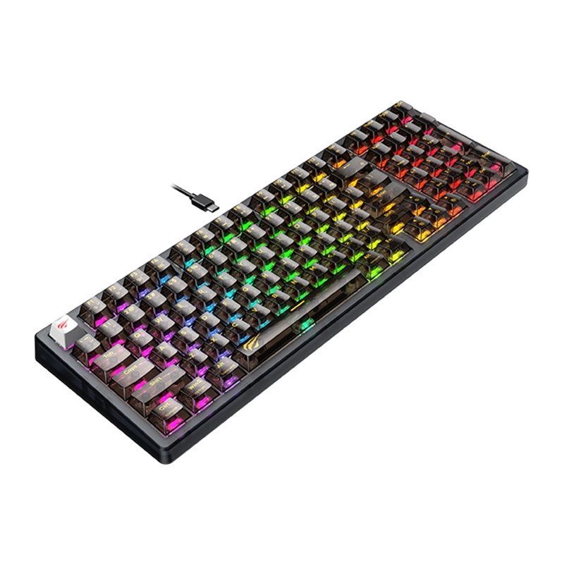 Klawiatura mechaniczna Havit KB875L RGB Czarny