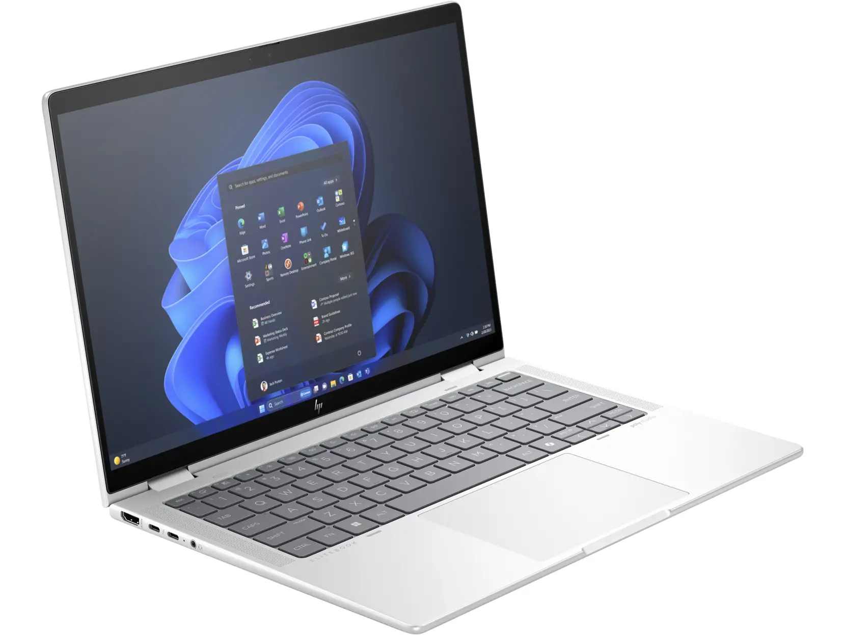 Laptop 2w1 HP Elite x360 1040 G11 14" Ultra 7 155H 32GB RAM 1TB Dysk SSD Win11 Pro Srebrny
