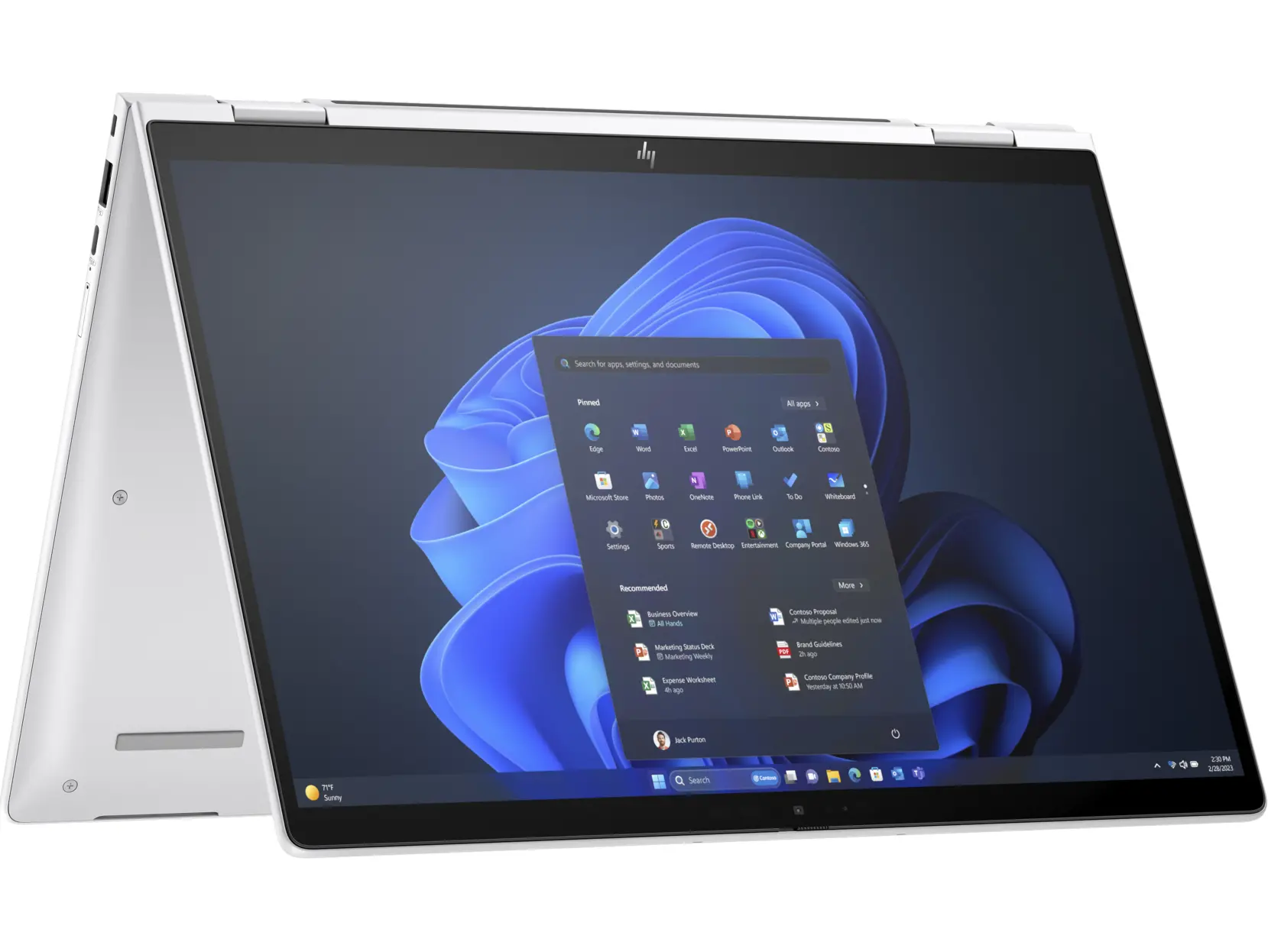 Laptop 2w1 HP Elite x360 1040 G11 14" Ultra 7 155H 32GB RAM 1TB Dysk SSD Win11 Pro Srebrny