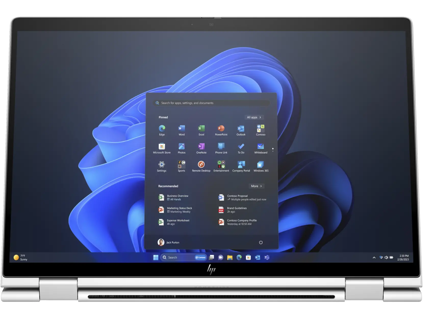 Laptop 2w1 HP Elite x360 1040 G11 14" Ultra 7 155H 32GB RAM 1TB Dysk SSD Win11 Pro Srebrny