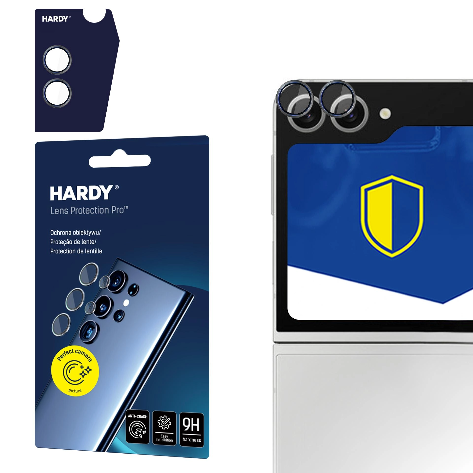 Szkło hartowane 3mk HARDY Lens Protection Pro do Samsung Galaxy Z Flip 6