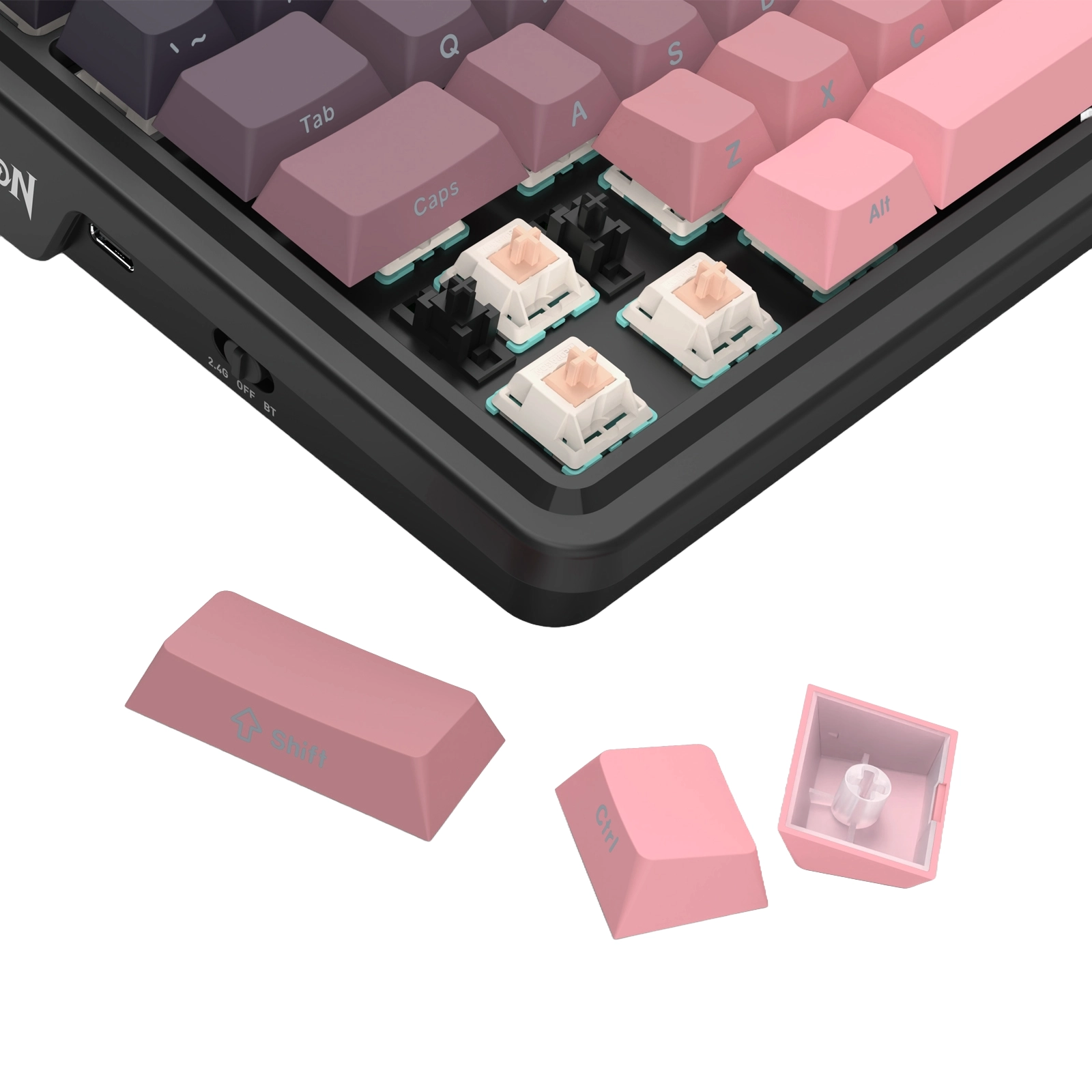 Klawiatura mechaniczna Redragon Antonium Pro Leopard L K728SP-RGB-PRO Czarny
