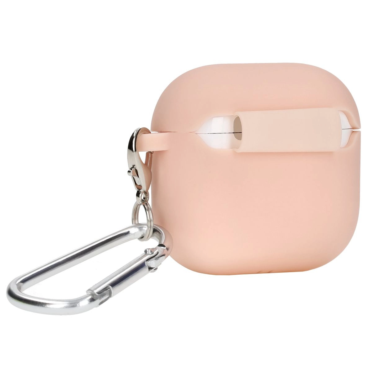 Etui na słuchawki Bizon Case Headphone Silicone do AirPods 4 Różowy