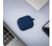 Etui na słuchawki Bizon Silikonowe z karabińczykiem do Samsung Galaxy Buds 3/3 Pro Ciemnoniebieski