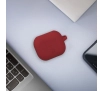Etui na słuchawki Bizon Silikonowe z karabińczykiem do Samsung Galaxy Buds 3/3 Pro Burgundowy