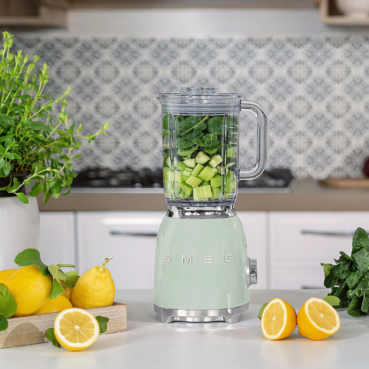 Blender kielichowy Smeg BLF03PGEU 1,5l