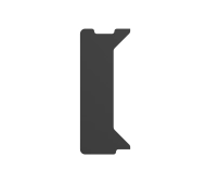 Genesis Holm Modular Boczny Lewy 30cm Czarny