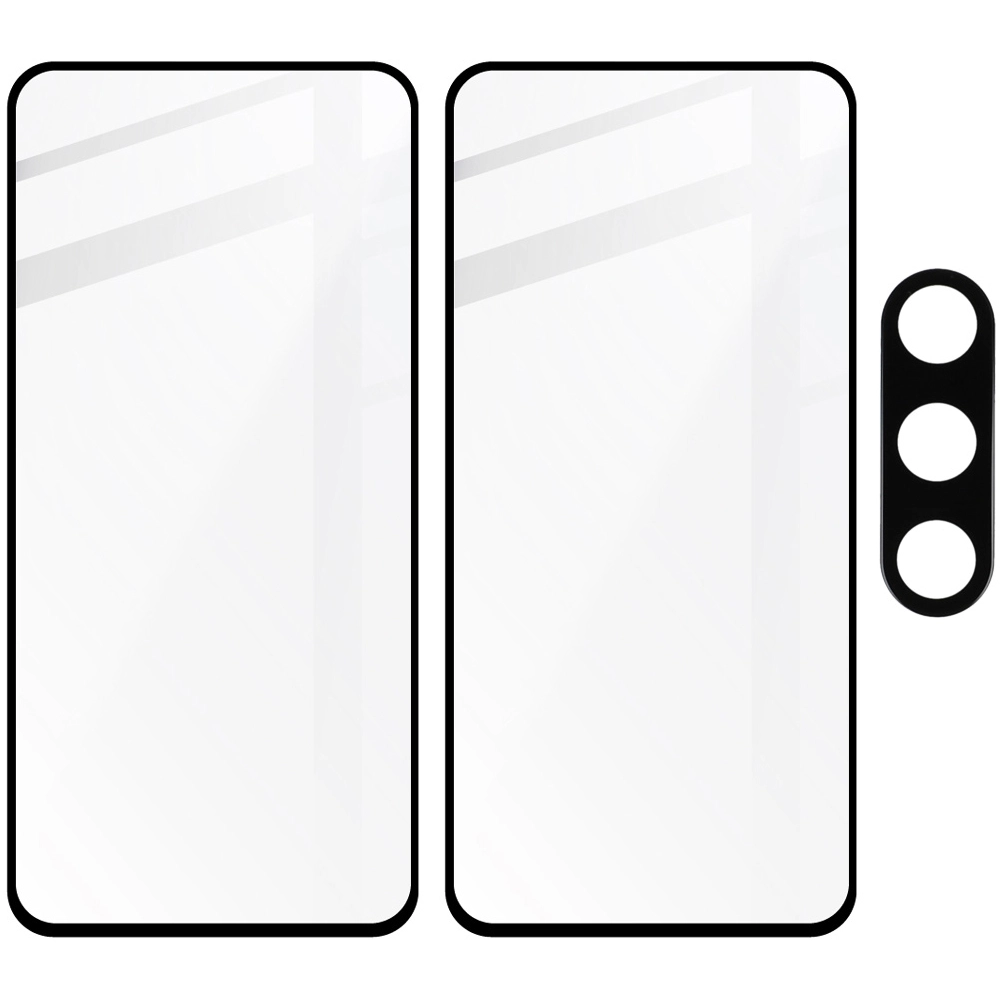 Zestaw ochronny Bizon 2x szkło + szybka na aparat Edge 2 Pack do Galaxy A55 5G