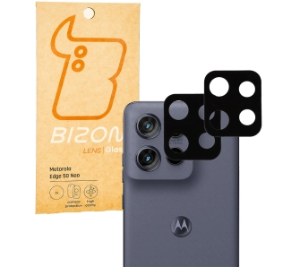 Szkło ochronne Bizon na aparat Lens do Motorola Edge 50 Neo 2 sztuki
