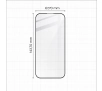 Szkło hartowane Bizon pełne Edge 2 do iPhone 15 Pro