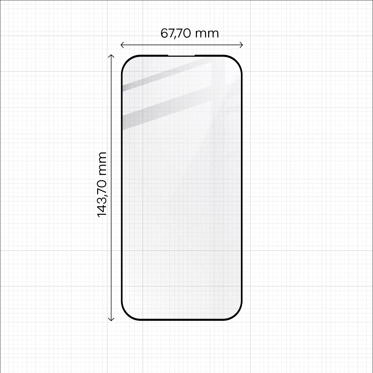 Szkło hartowane Bizon pełne Edge 2 do iPhone 15 Pro