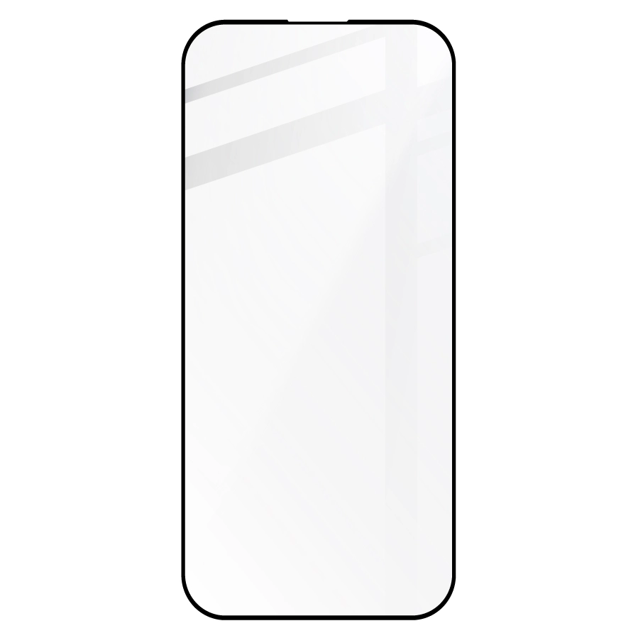 Szkło hartowane Bizon pełne Edge 2 do iPhone 15 Pro