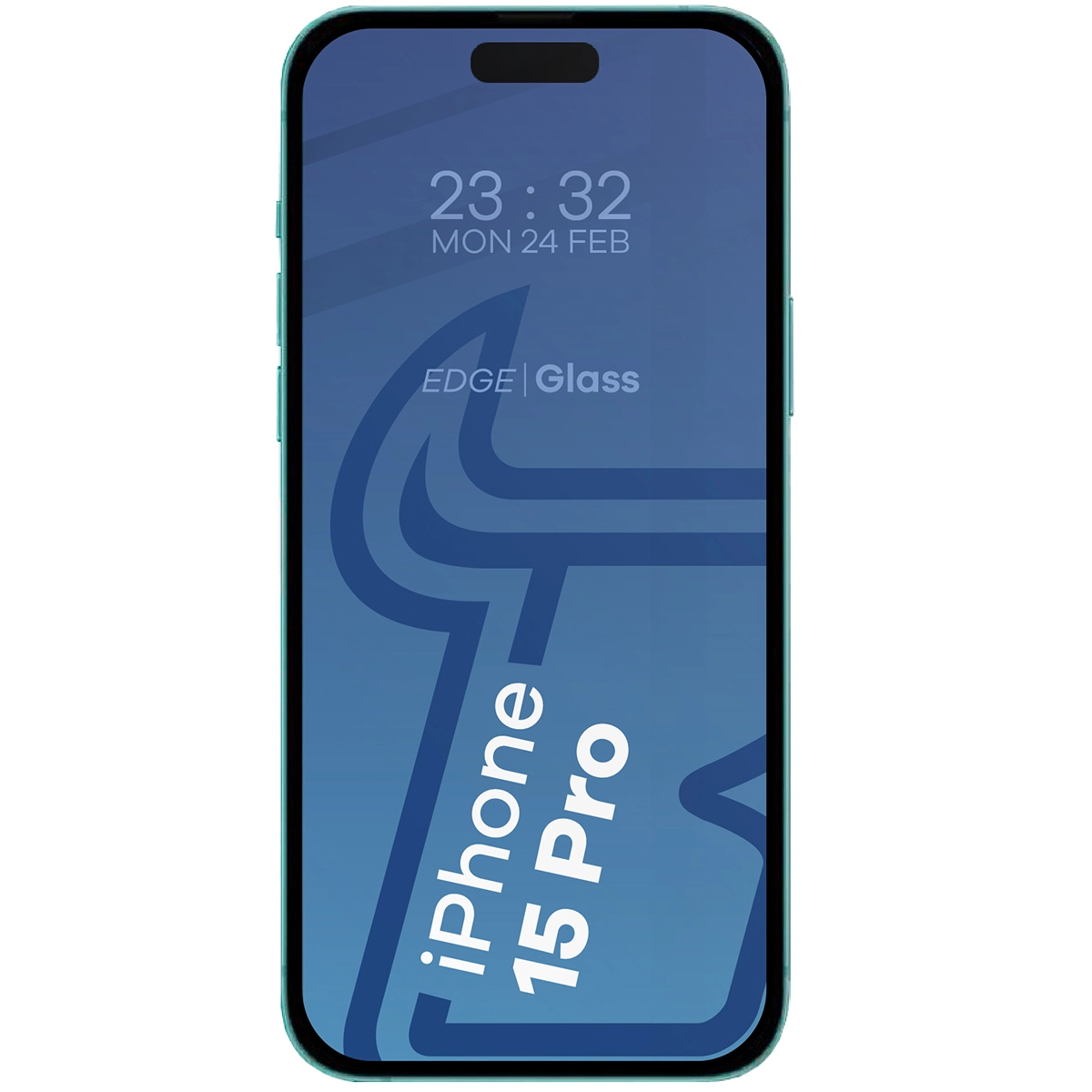 Szkło hartowane Bizon pełne Edge 2 do iPhone 15 Pro